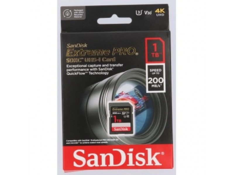 SanDisk Extreme PRO SD karta, 1 TB, SDXC, UHS-I