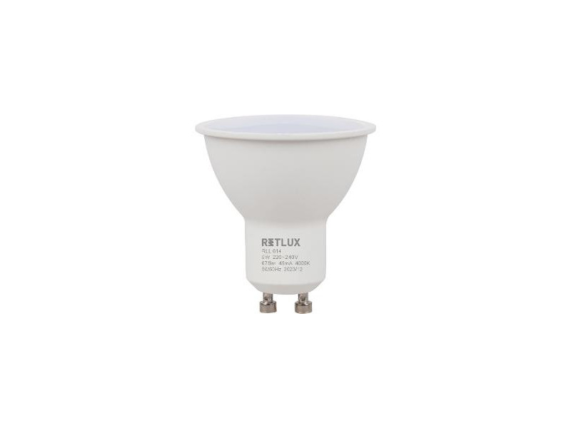RLL 614 GU10 bulb 5W CW D RETLUX