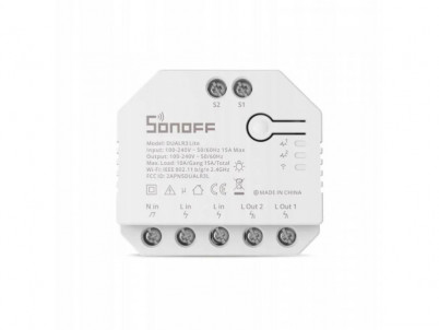 SONOFF DUAL R3 Lite, eWeLink Prepínač