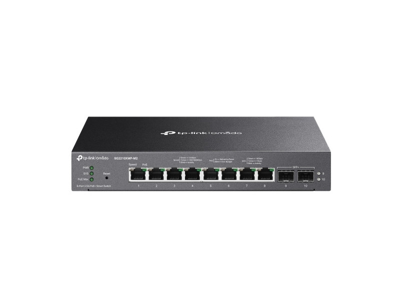 TP-Link SG2210XMP-M2, Smart Switch 8port OmadaSND