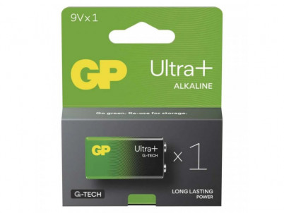 GP Batéria Ultra Alkalická Plus 9V 1ks B03511