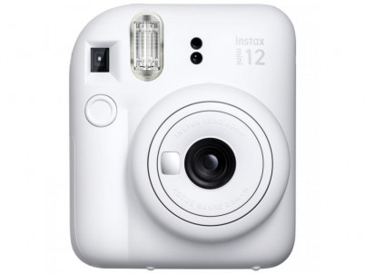 FujiFilm Instax Mini 12 BIG Bundle, Clay White