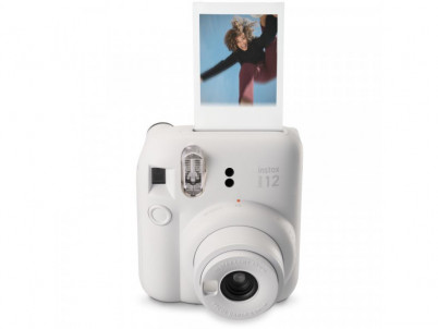 FujiFilm Instax Mini 12 BIG Bundle, Clay White