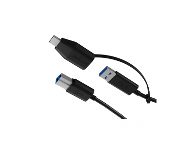 RAIDSONIC Prepojovací kábel z USB 3.2 Type-C + A