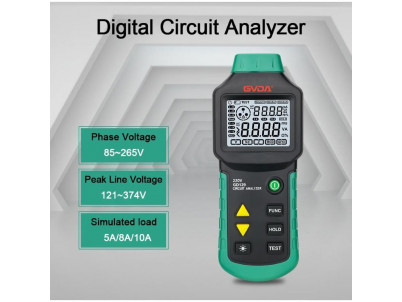 GVDA GD129, Digitálny tester zásuviek