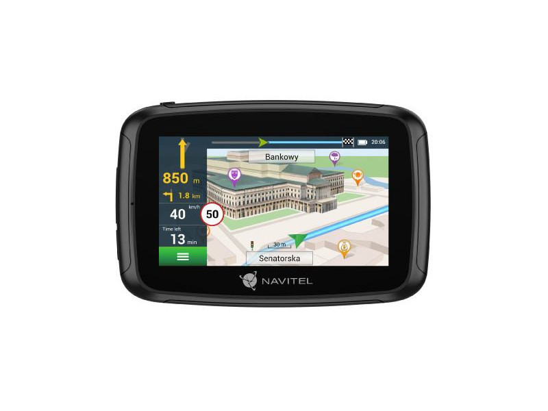 NAVITEL G590 MOTO, Navigácia na motorku