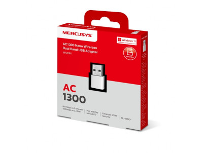 MERCUSYS MA30N, AC1300 Nano Wireless Dual Band USB