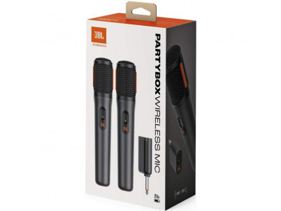 JBL PartyBoxWireless Mic, Bezdrôtový mikrofón, 2ks