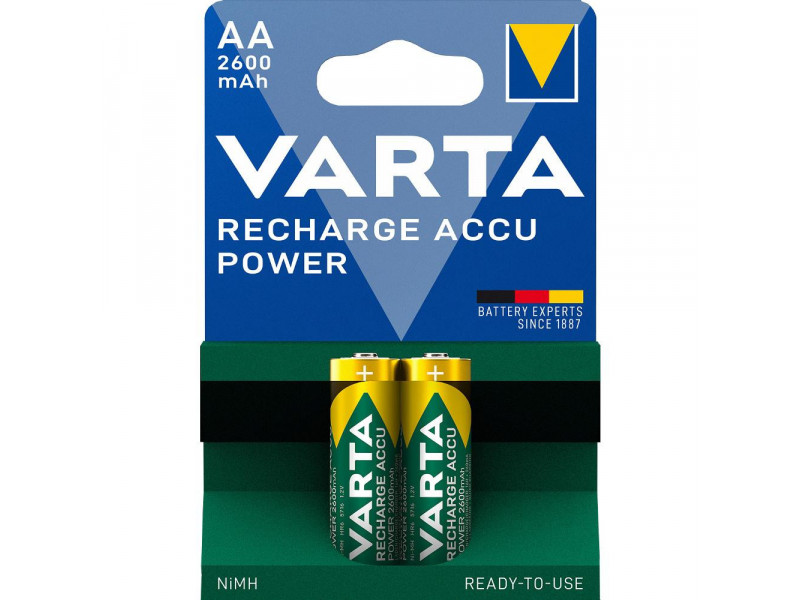 Accu R2u AA/2 HR6 2600mAh bat. VARTA