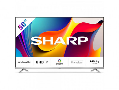 50FP1EA QLED ANDROID FRAMELESS TV SHARP