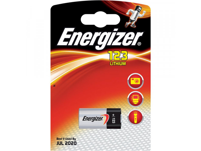 Energizer CR123A 1ks 7638900052008