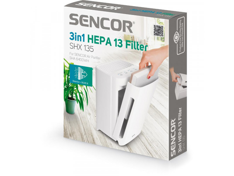 SHX 135 HEPA 13 filter SHA 6400WH SENCOR