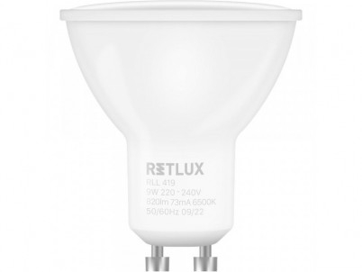 RLL 419 GU10 bulb 9W DL RETLUX