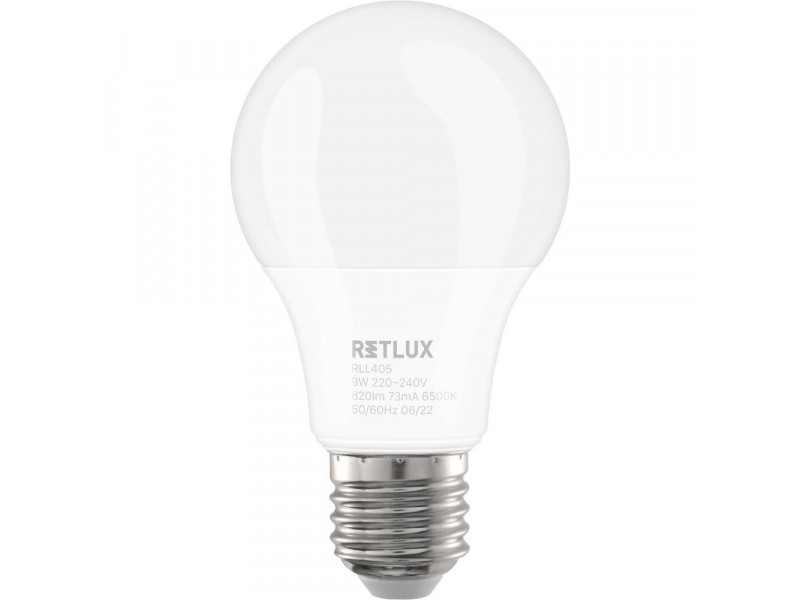 RLL 405 A60 E27 bulb 9W DL        RETLUX