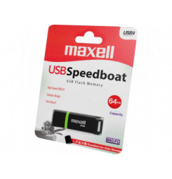 USB FD 64GB 3.1 Speedboat black MAXELL