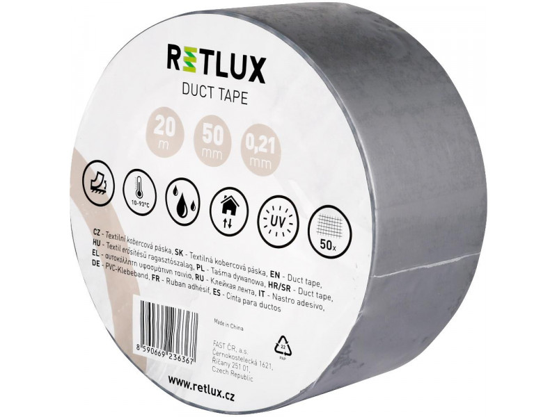 RIT DT2 Duct tape 20m x 50mm RETLUX