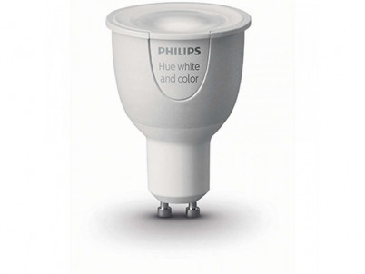 HueWCA 6,5W GU10 biela/farebná PHILIPS