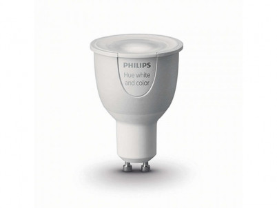 HueWCA 6,5W GU10 biela/farebná PHILIPS