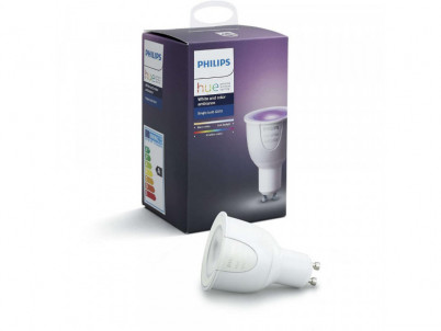 HueWCA 6,5W GU10 biela/farebná PHILIPS