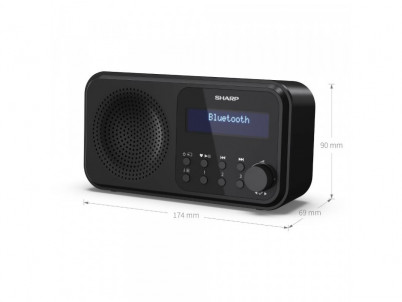 DR-P420BK FM/DAB rádioprijímač SHARP