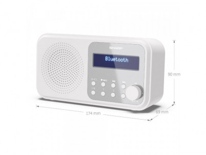 DR-P420WH FM/DAB rádioprijímač SHARP