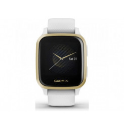 VENU SQ White/Light Gold GARMIN