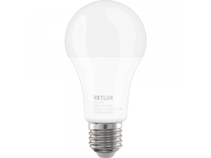 RLL 411 A65 E27 bulb 15W DL RETLUX