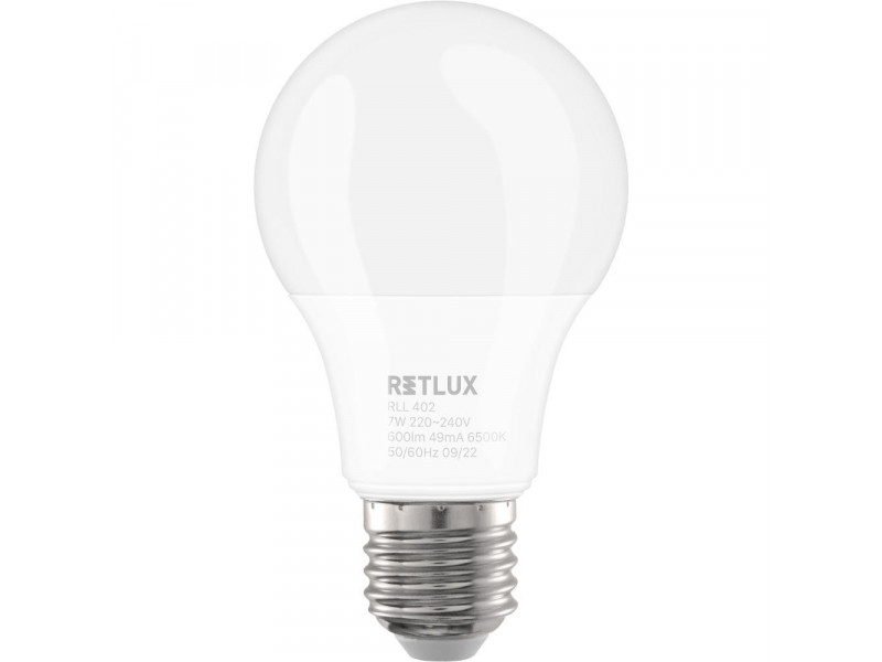 RLL 402 A60 E27 bulb 7W DL RETLUX