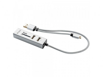 YHC 103SR USB C OTG HUB+čtečka YENKEE