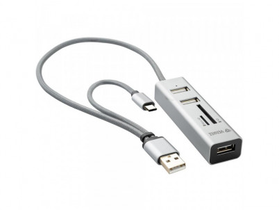 YHC 103SR USB C OTG HUB+čtečka YENKEE