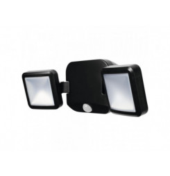 Battery LED Spotlight Double Black