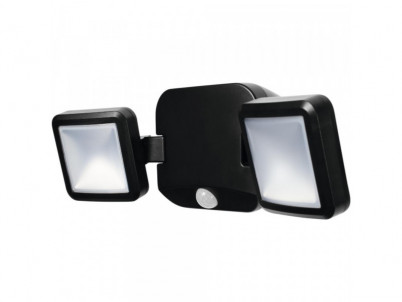 Battery LED Spotlight Double Black