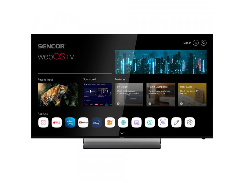 SLE 65US850TCSB UHD SMART TV SENCOR