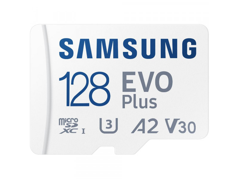 MicroSDXC 128GB EVO Plus+SD adap SAMSUNG