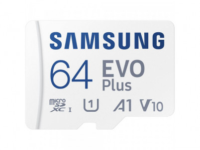 MicroSDXC 64GB EVO Plus+SD adap SAMSUNG