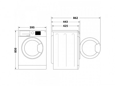 BWSA 61251W EUN spr. pln. práčka INDESIT