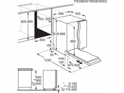 KEMB9310L umývačka riadu ELECTROLUX