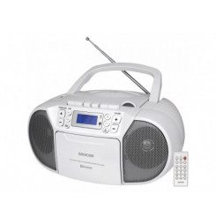 SPT 3907 W CD PLAYER/FM/BT/TAPE SENCOR