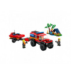 Hasičské auto 4x4 a zách. čln 60412 LEGO