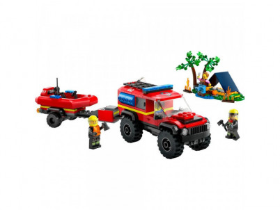 Hasičské auto 4x4 a zách. čln 60412 LEGO