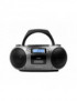Rádiomagnetofón s CD BBTC-550MG Výstupný výkon zvuku 3 W + 3 W Kazetové nahrávanie z ľubovoľného zdroja (Bluetooth, USB, CD, rádio, AUX IN) Kompatibilný s CD/CD-R/MP3 Funkcia programovateľného zoznamu skladieb s 20 pamäťami Dynamické reproduktory s vysokým frekvenčným rozsahom a zosilnenými super basmi ...