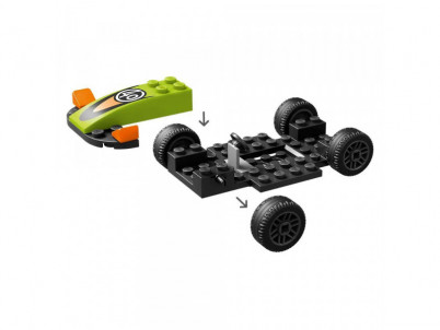 Zelené pretekárske auto 60399 LEGO