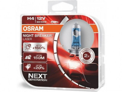 Osram Night Breaker Laser 64193NBL-HCB H4 P43t-38 12V 60/55W