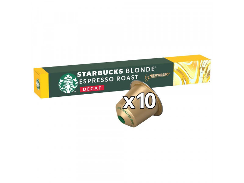 NESPRESSO BLOND DECAF 10 KS STARBUCKS