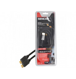 SAV 166-025 HDMI M-M 2,5m v1.4 P SENCOR