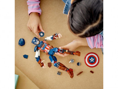 Zostavit. figúrka: Captain America LEGO