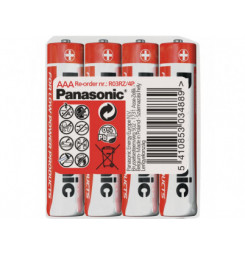 Panasonic Red Zinc AAA 4ks 00163624