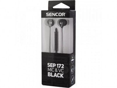 SEP 172 VCM BLACK slúchadlá SENCOR