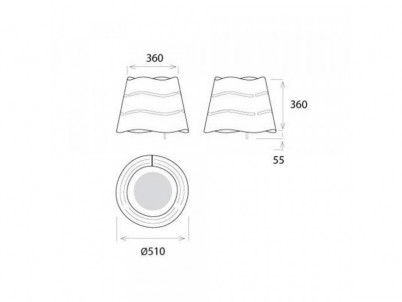 WAVE UX IX/F/51 ostrov odsávač pár ELICA