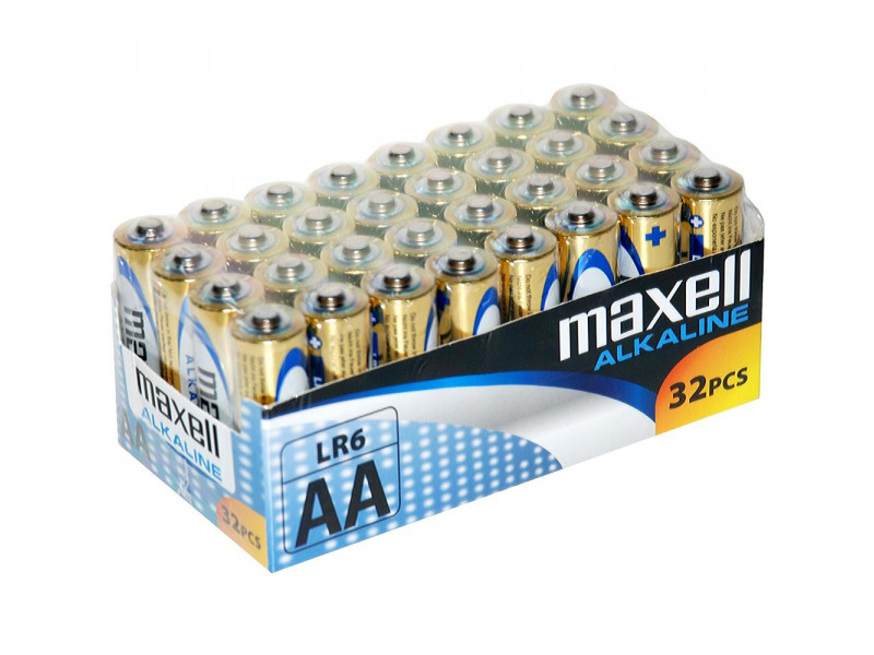 MAXELL Alkaline AA 32ks 4902580731311